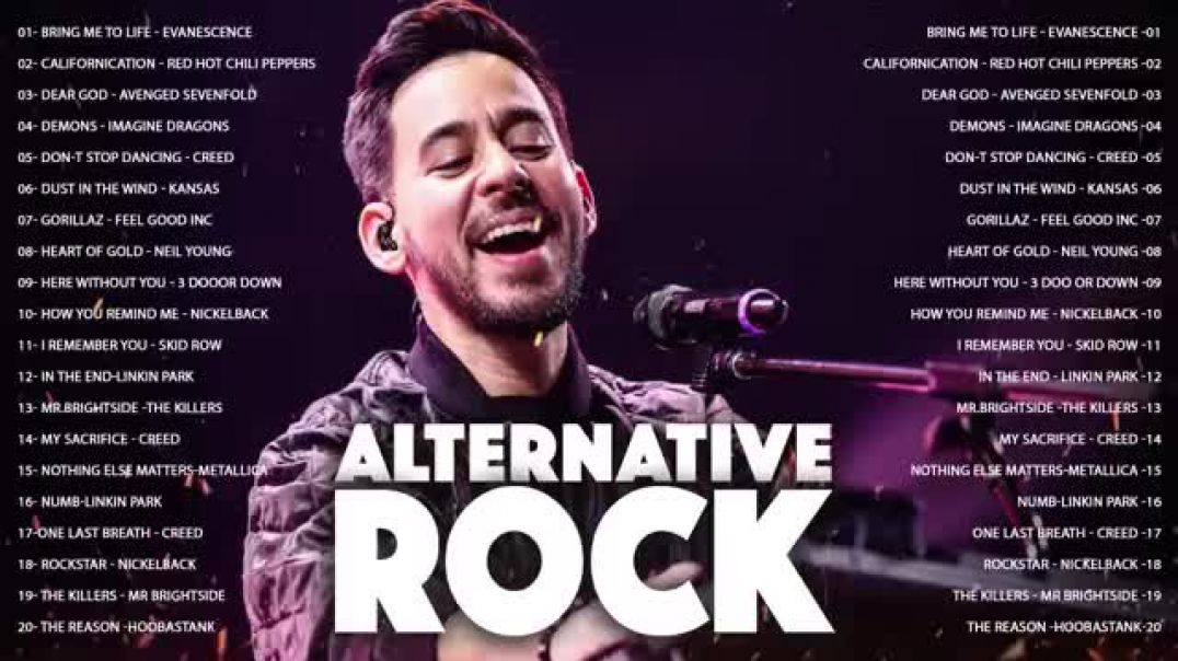 ⁣Alternative Rock Of The 2000s 2000 - 2009 💥Linkin Park,Creed, Coldplay, RHCP, Daughtry, Green Day