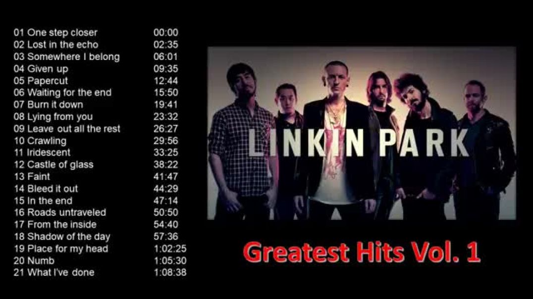 ⁣Linkin Park - Greatest Hits Vol - O melhor de Link Park Bolume 1