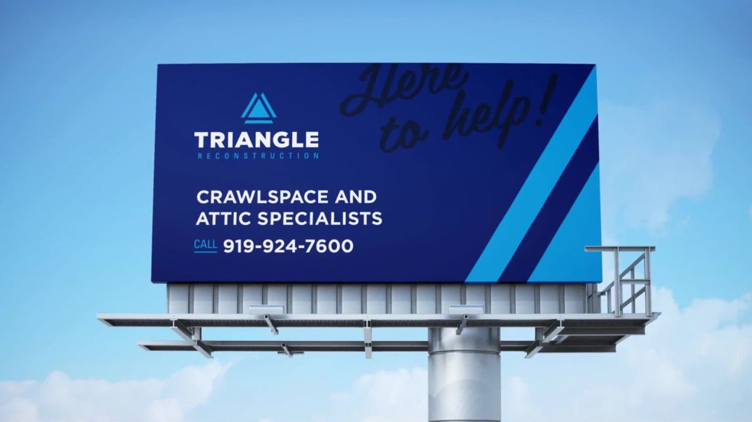 ⁣Triangle Reconstruction : Sealed Crawl Space in Cary, NC